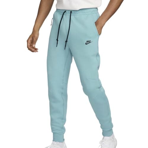 Image of Nike Sportswear Tech Fleece Men's, Denim Turquoise/Black, Medium