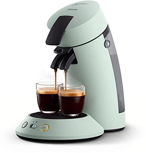 Image of Philips Senseo Original Plus CSA210/20 Coffee Pod Machine (Coffee Power Selection, Coffee Boost Technology, Recycled Plastic), Mint