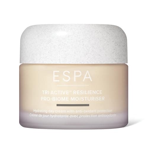 Image of ESPA Tri-Active™ Resilience Pro-Biome Moisturiser 55ml | Lightweight Hydrating Face Cream to Protect the Skin's Moisture Barrier, Soothe & Support Microbiome, Radiant Skin