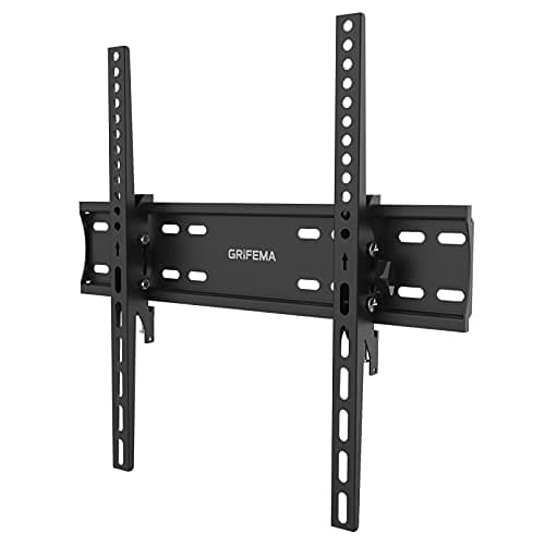 Image of GRIFEMA GB1004-2 TV Wall Bracket for 26-65 inch, up to 50kg, Tilt TV Wall Mount with Spirit Level, Max VESA 400x400mm, Flat and Slim