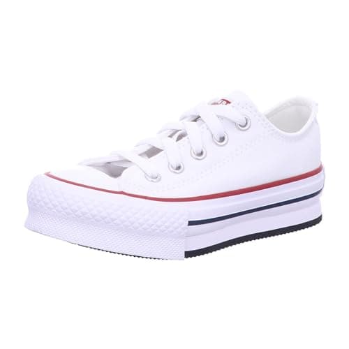Image of CONVERSE 372862C Chuck Taylor All Star EVA Lift Canvas Platform Men White/Garnet/Navy UK 12.5
