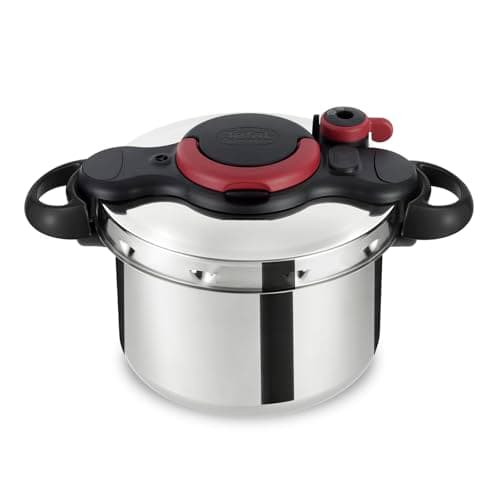Image of Tefal Clipso Minut Easy Pressure Cooker, 6 Litre, Stainless Steel, All hobs compatible including Induction, P4620768