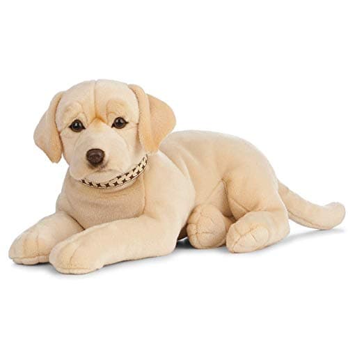 Image of Living Nature Giant Golden Labrador, Realistic Soft Cuddly Dog Toy, Naturli Eco-Friendly Plush, 60cm