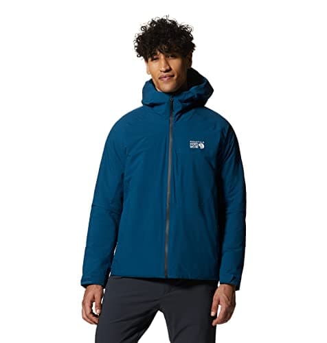 Image of Mountain Hardwear Men's Stretch Ozonic Insulated Jacket, Dark Caspian, S