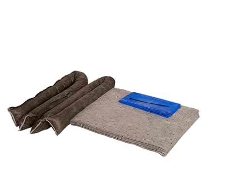 Image of 20 Litre VEOSORB General Purpose Spill Kit Refill Pack | Oil Chemical Fluid Absorbent Pads and Socks | Industrial Spill Control Kit for Garage Workshop Factory Maintenance | Leak Containment