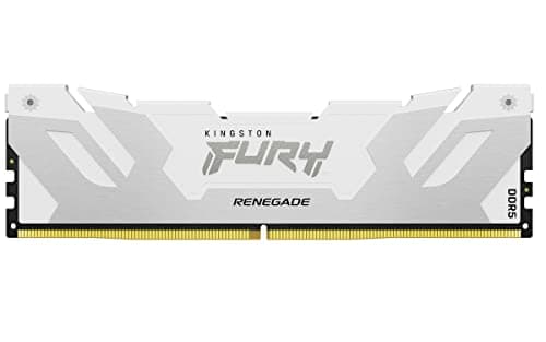 Image of Kingston FURY Renegade DDR5 Silver/White XMP 32GB 6400MT/s CL32 DIMM Desktop Gaming Memory - KF564C32RW-32