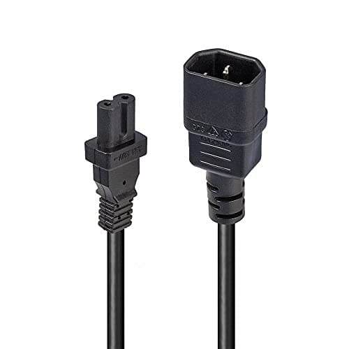 Image of LINDY 2m IEC C14 to IEC C7 / Figure 8 Extension Power Cable, Black