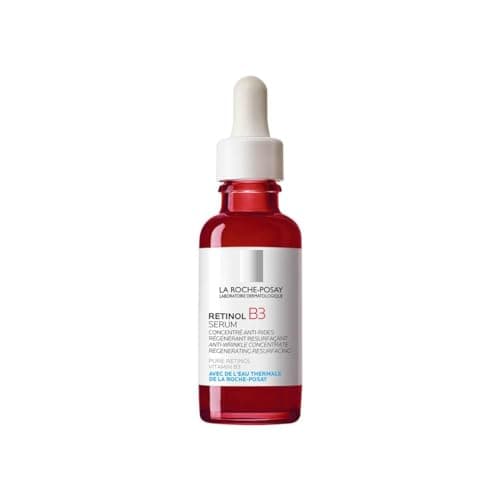 Image of La Roche-Posay Retinol B3 Serum, Anti-Wrinkle Anti-Ageing Face Serum, Pure Retinol, Vitamin B3, Hyaluronic Acid, For Sensitive Skin, Resurfacing Regenerating, 30ml