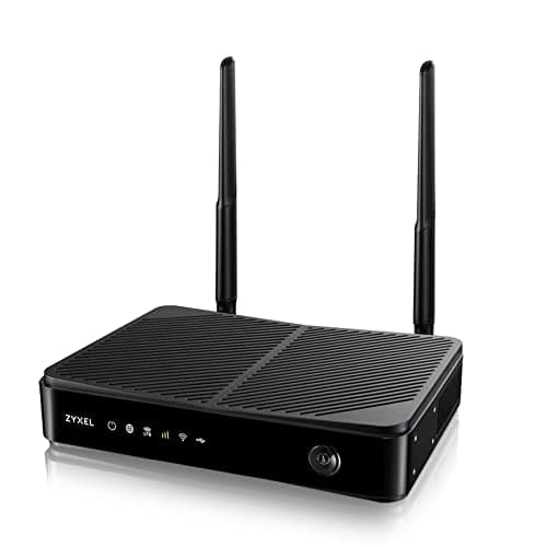 Image of Zyxel 4G LTE-A 300Mbps Indoor Router | Dual-WAN Failover | AC1200 WiFi Sharing on 32 Devices | Plug and Browse the Web [Nebula LTE3301-PLUS]