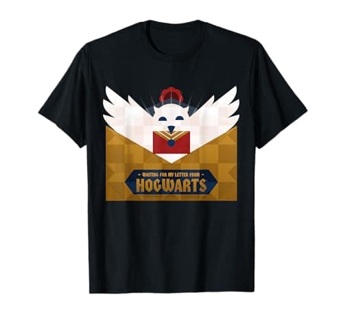 Image of Waiting for My Letter from Hogwarts Fantasy Owl T-Shirt