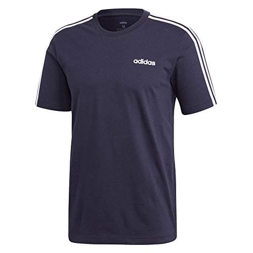 Image of Adidas Men Essentials 3-Stripes T-Shirt - Legend Ink/White, X-Large