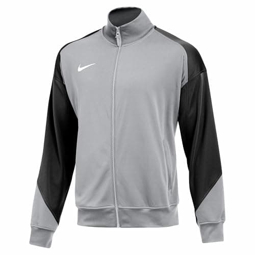 Image of Nike FD7727-012 M NK DF ANTHM JKT K 24 Jacket Men's WOLF GREY/BLACK/WOLF GREY/WHITE Size L