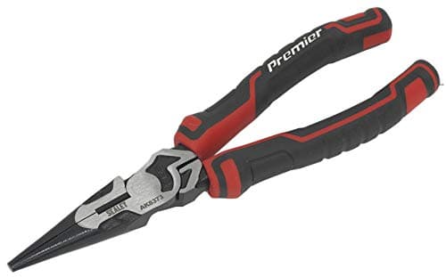 Image of Sealey AK8373 200mm High Leverage Long Nose Pliers