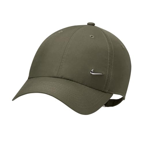 Image of NIKE FB5372-222 U NK DF Club Cap U CB MTSWSH L Hat Unisex Medium Olive/Grey Size M/L