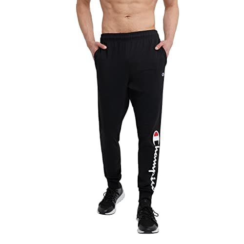 Image of Champion Men's Classic Jersey Sweatpants, Black-586296, L UK