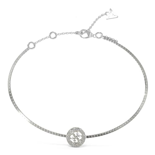 Image of PULSERA GUESS - 4G CRUSH Color: Plata