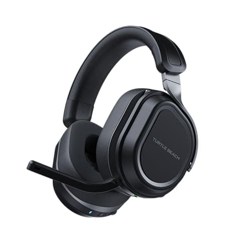 Image of Turtle Beach Stealth 700 Black PC Wireless Gaming Headset with up to 80 hour Battery, Bluetooth, Dual Transmitters and 60mm Speakers for PC, PS5, PS4 and Mobile