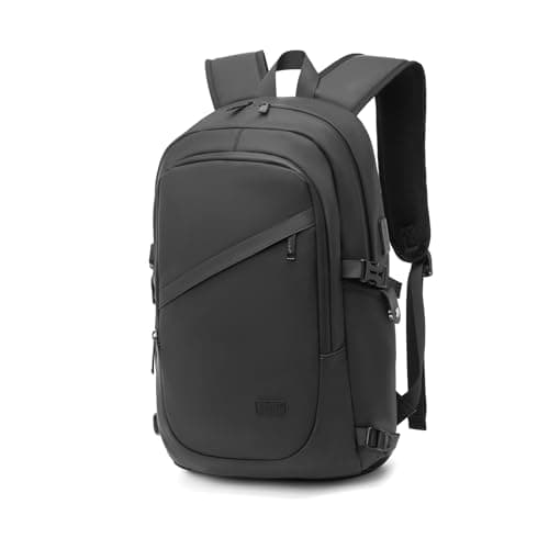 Image of Kono Laptop Backpack, 15.6 inch Laptop Bag with USB Charging Port, Water Resistant Rucksack for Men Women Work Business College School Travel
