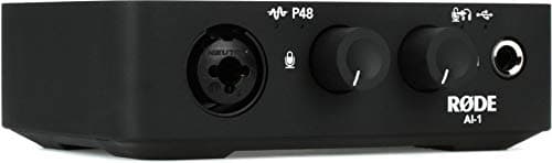 Image of RØDE AI-1 Studio-grade Single-channel USB Audio Interface with Neutrik Combi-jack for Music Production, Streaming and Podcasting