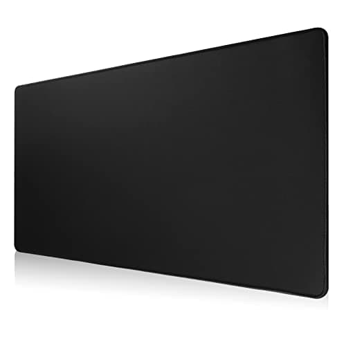 Image of Game Mouse Pad Keyboard Pad for Computer Laptop Waterproof Mat Desk Pad with Anti-slip Rubber Base Large Rectangle Mouse Mat-Black 800x300x2MM