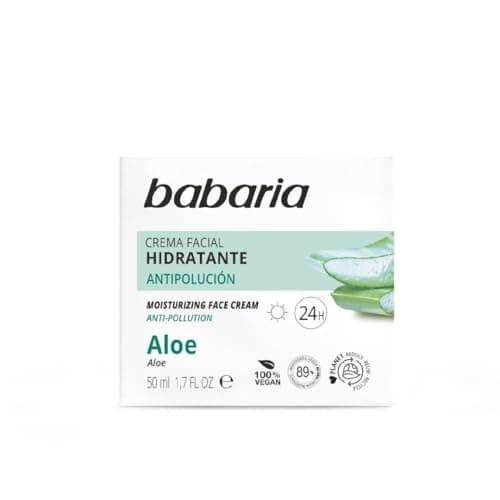 Image of Babaria 31201 Aloe Vera 24hr Moisturising Face Cream 50ml