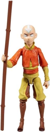 Image of McFarlane Toys, Avatar the Last Airbender 5-inch Aang Action Figure, Collectible Figure for Children Ages 6+