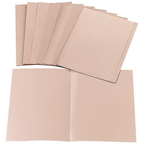 Image of Q-Connect Kraft Square Cut Folder 170gsm Foolscap Buff (Pack of 100),Brown