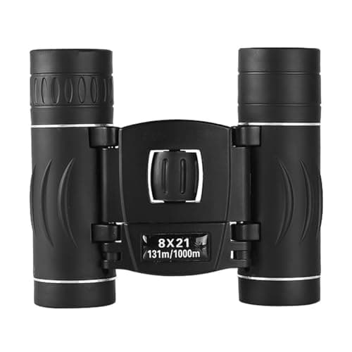 Image of Nicear 8x21 Compact Foldable Binoculars for Adults Lightweight Pocket Travel Binoculars with BAK4 Prism FMC Lens and Wide Field of View for Bird Watching Concerts Hiking Sports