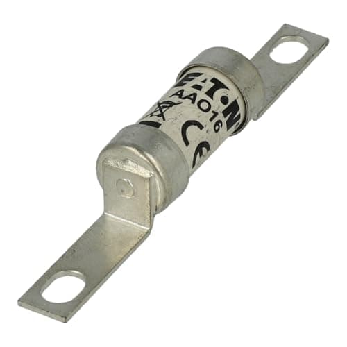 Image of AAO16 | BUSSMANN BOLTED TAG FUSE, LOW VOLTAGE, 16A, 550VAC, HRC, BS88, BRITISH STANDARD, FUSE SIZE A2, GG