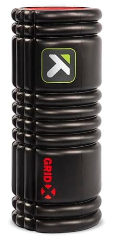 Image of TriggerPoint Grid X Hollow Core Foam Roller - Deep-Tissue Muscle Recovery & Mobility,Twice as Firm as Original Grid Foam Roller,Travel Friendly and Easy to Clean,33cm x 13cm,Black