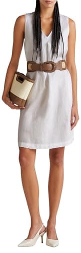 Image of United Colors of Benetton Dress, White, M