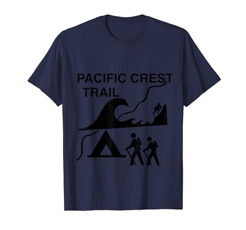 Image of Pacific-Crest-Trail-Charcoal-Rustic-Tsunami-Primitive-P-C-T T-Shirt