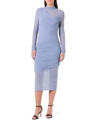 Image of BOSS Women's Jersey Dress, Bright Blue 431, S