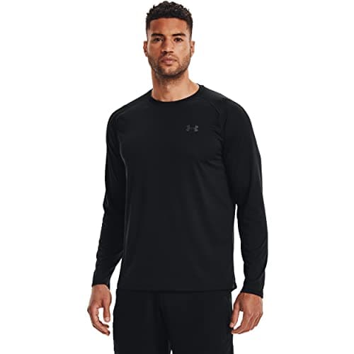 Image of Under Armour Men Tech 2.0 LS, Sporty and breathable warm up top with anti-odour technology, quick-drying zip up top for men