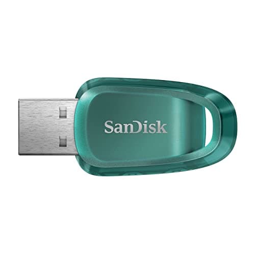 Image of SANDISK Ultra Eco USB Type-A Flash Drive 512GB (USB 3.2 memory stick up to 100MB/s read speeds, RescuePRO data recovery software, Eco-Friendly USB drive made with over 70% recycled plastic
