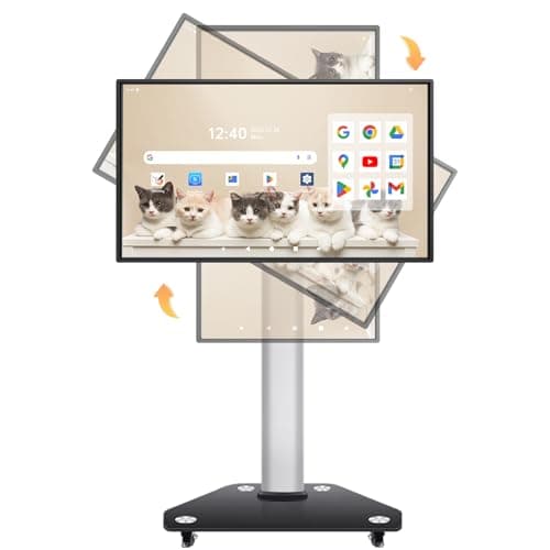 Image of JAV Smart Board 55 Inch Rotary Touchscreen Display with Android 14 Google EDLA Certified Interactive Whiteboard 8+128GB Digital Whiteboard for Live Streaming Office Classroom (Wall Mount Included)