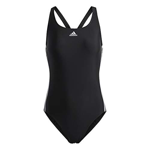 Image of adidas Women's Sh3.ro 3s Swimsuit, Black/White, L UK