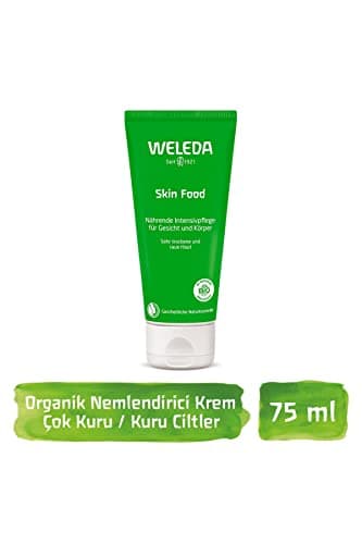 Image of WELEDA Bio Skin Food Skin Cream, Rich Natural Cosmetics Body Cream for Care of Rough, Dry and Brittle Skin on Feet, Hands and Elbows (1 x 75 ml)