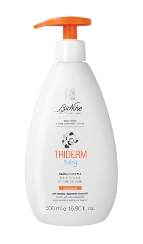 Image of BioNike Triderm Baby - Bagno Crema Detergente Neonati E Bambini, 500ml