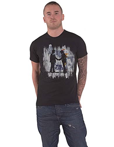 Image of Pink Floyd T Shirt Wish You were Here Painting Band Logo Official Mens Black XXL