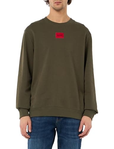 Image of HUGO Men's Diragol212 Sweatshirt, Dark Beige257,