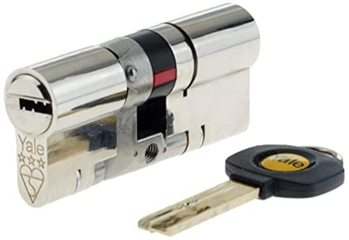 Image of Yale B-YS3-3535N Anti-Snap 3 Star Euro Double Cylinder, High Security, 35:35 (70mm), Nickel Finish