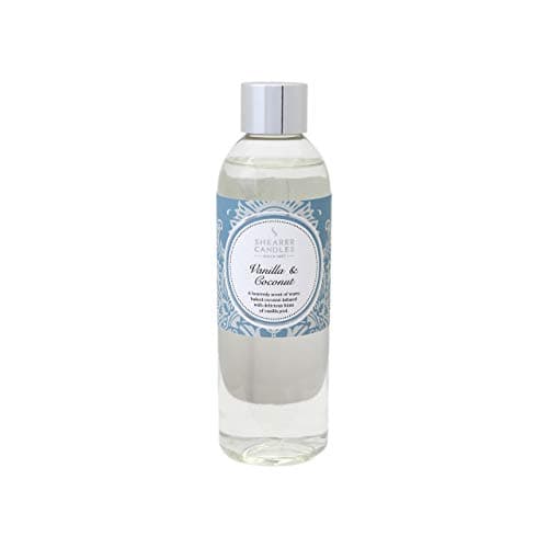 Image of Shearer Candles Vanilla and Coconut 200ml Scented Reed Diffuser Refill, 200 ml (Pack of 1)