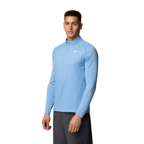 Image of Castore Men Adapt Training Zip Top, Sky Blue, XXL