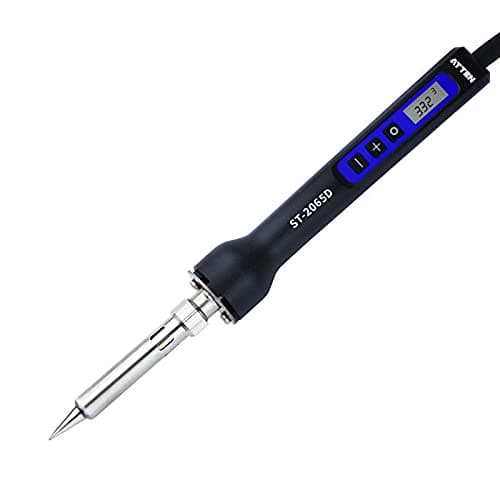 Image of Atten ST-2065D Soldering Iron with LCD Display 65W Temperature Adjustable UK Plug