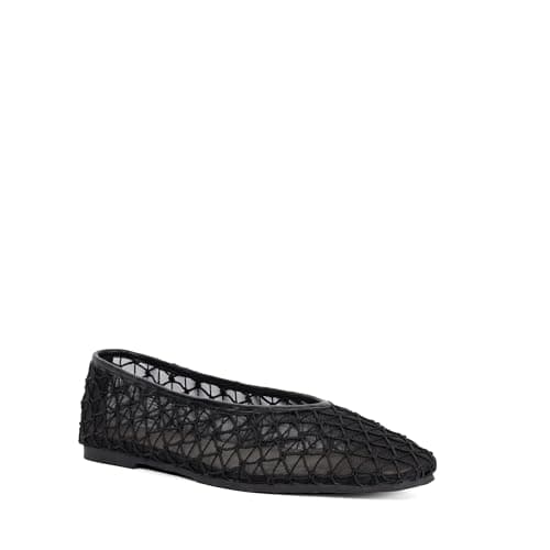Image of Dune London Ladies HONNER Mesh Pointed Ballet Flats Size UK 6 Ballet Pumps Black