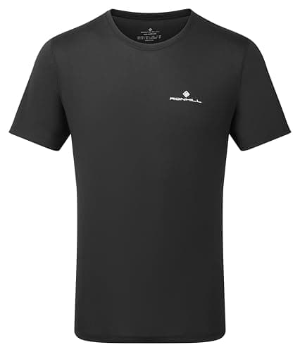 Image of Ronhill Running, Men's Core S/S Tee, Black/Bright White, XL