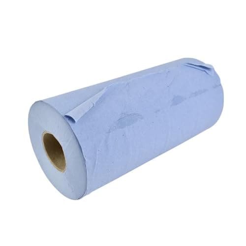 Image of Arctic Hayes Multipurpose Wiping Paper, 2-Ply Centrefeed, Blue Roll Recycled, Sheet Size: 25 x 38cm, 105 Sheets (40m) per Roll