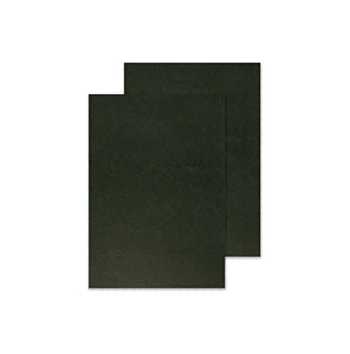 Image of Q-Connect A4 Binding Comb Covers Leathergrain - Black (Pack of 100)
