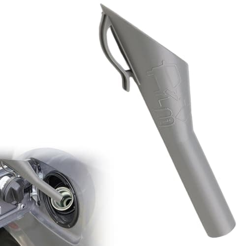 Image of Emergency Fuel Funnel Compatible with Ford Vehicles, Grey Plastic Diesel & Petrol Funnel with Capless Design, Compatible with Multiple Ford Models